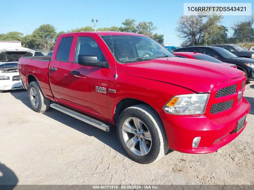 2013 Ram 1500 Express VIN: 1C6RR7FT7DS543421 Lot: 40171818