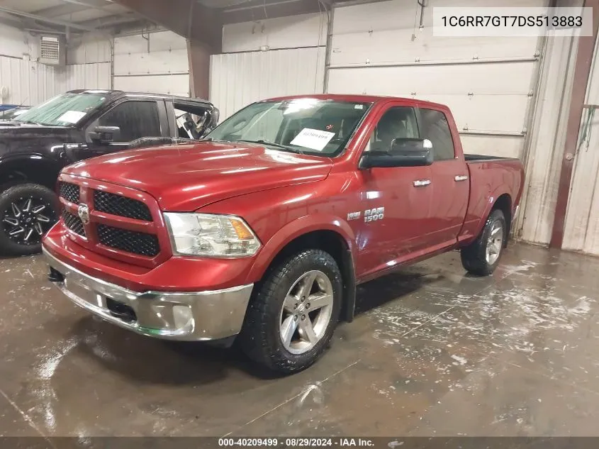 1C6RR7GT7DS513883 2013 Ram 1500 Slt