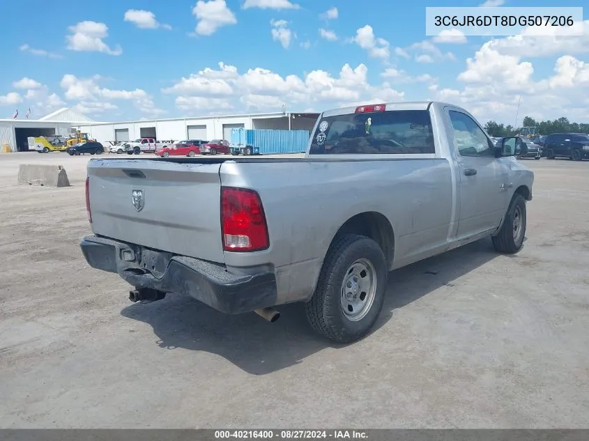 2013 Ram 1500 Tradesman VIN: 3C6JR6DT8DG507206 Lot: 40216400