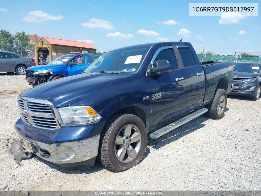 2013 Ram 1500 Big Horn VIN: 1C6RR7GT9DS517997 Lot: 40216521