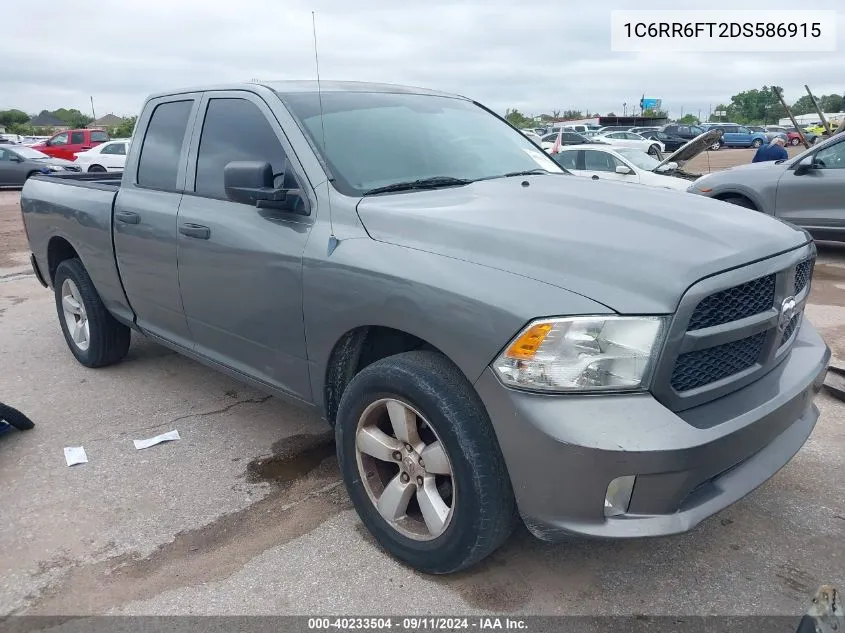 2013 Ram 1500 Express VIN: 1C6RR6FT2DS586915 Lot: 40233504