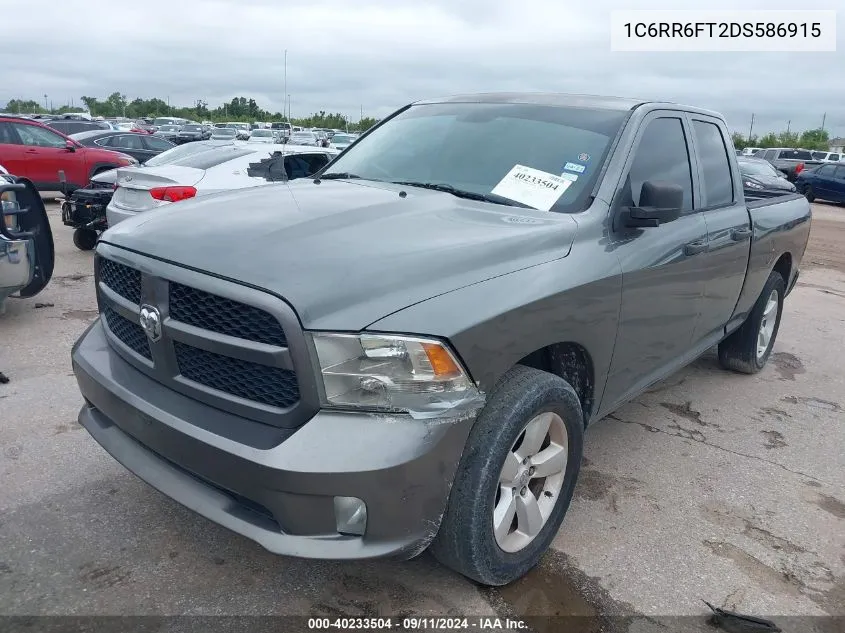 2013 Ram 1500 Express VIN: 1C6RR6FT2DS586915 Lot: 40233504