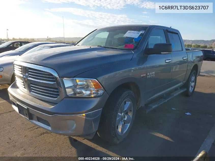 2013 Ram 1500 Big Horn VIN: 1C6RR7LT3DS623707 Lot: 40234528