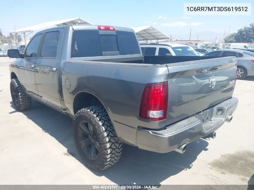 1C6RR7MT3DS619512 2013 Ram 1500 Sport