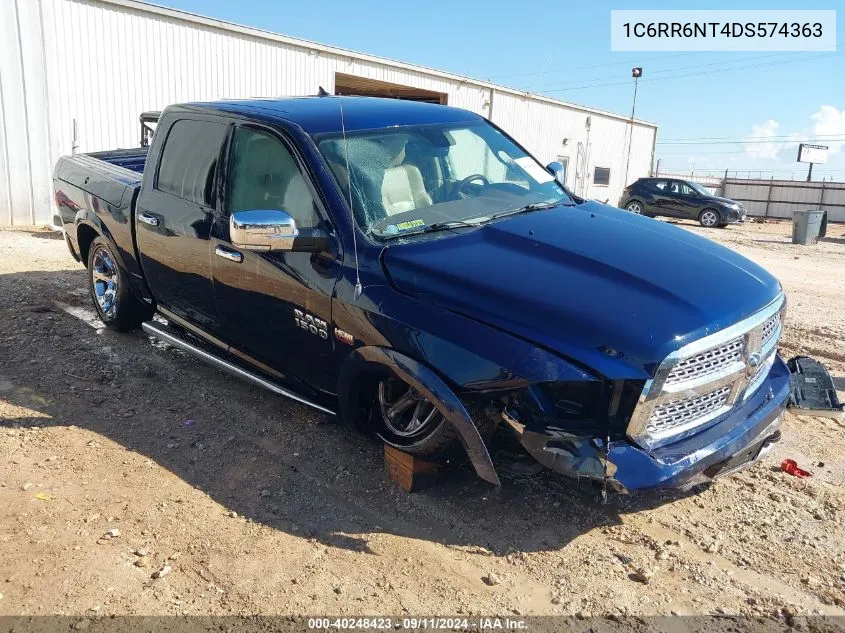 2013 Ram 1500 Laramie VIN: 1C6RR6NT4DS574363 Lot: 40248423