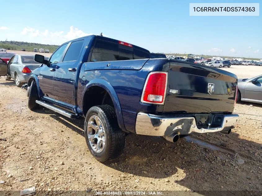 2013 Ram 1500 Laramie VIN: 1C6RR6NT4DS574363 Lot: 40248423