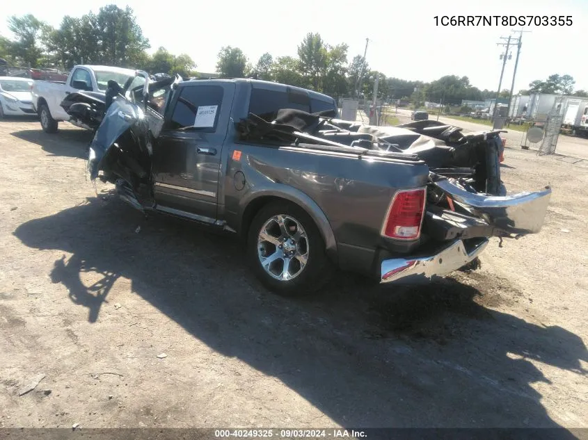 2013 Ram 1500 Laramie VIN: 1C6RR7NT8DS703355 Lot: 40249325