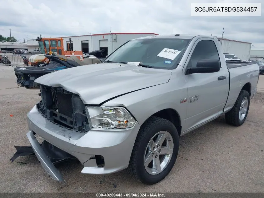 2013 Ram 1500 Tradesman/Express VIN: 3C6JR6AT8DG534457 Lot: 40259443