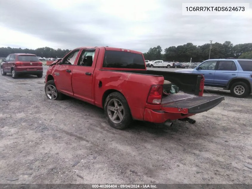 2013 Ram 1500 Express VIN: 1C6RR7KT4DS624673 Lot: 40266404