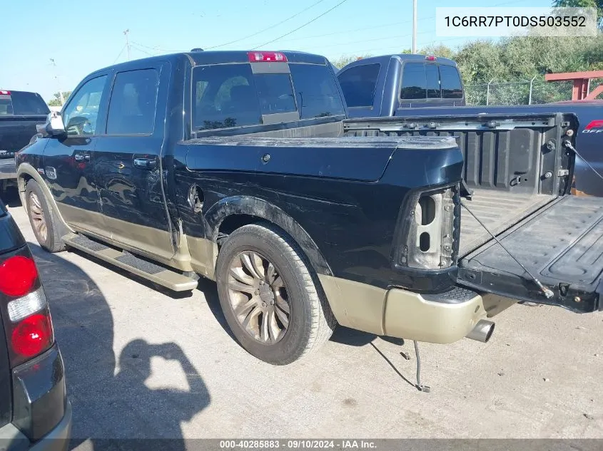 2013 Ram 1500 Laramie Longhorn VIN: 1C6RR7PT0DS503552 Lot: 40285883