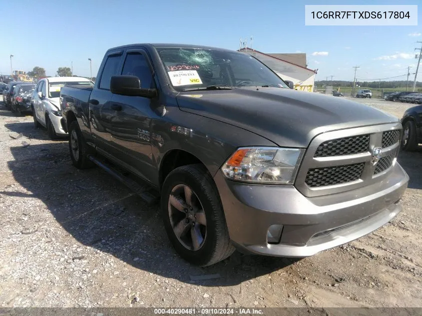 1C6RR7FTXDS617804 2013 Ram 1500 St