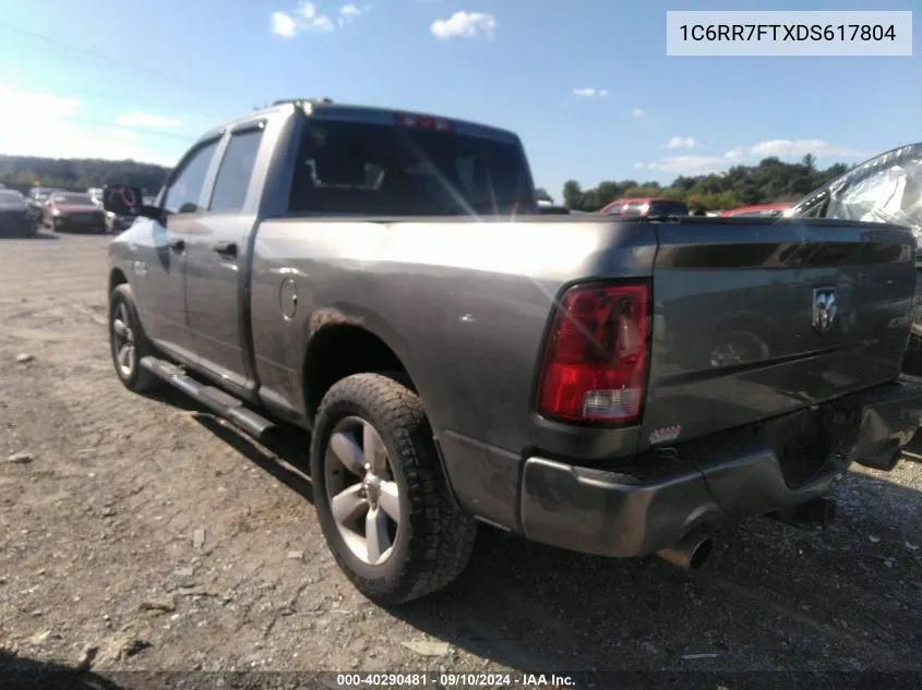 2013 Ram 1500 St VIN: 1C6RR7FTXDS617804 Lot: 40290481