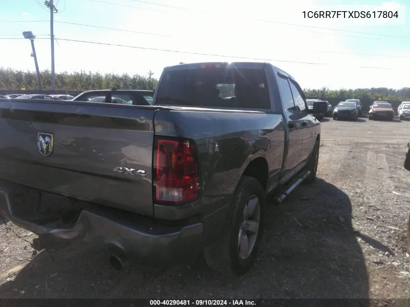 2013 Ram 1500 St VIN: 1C6RR7FTXDS617804 Lot: 40290481