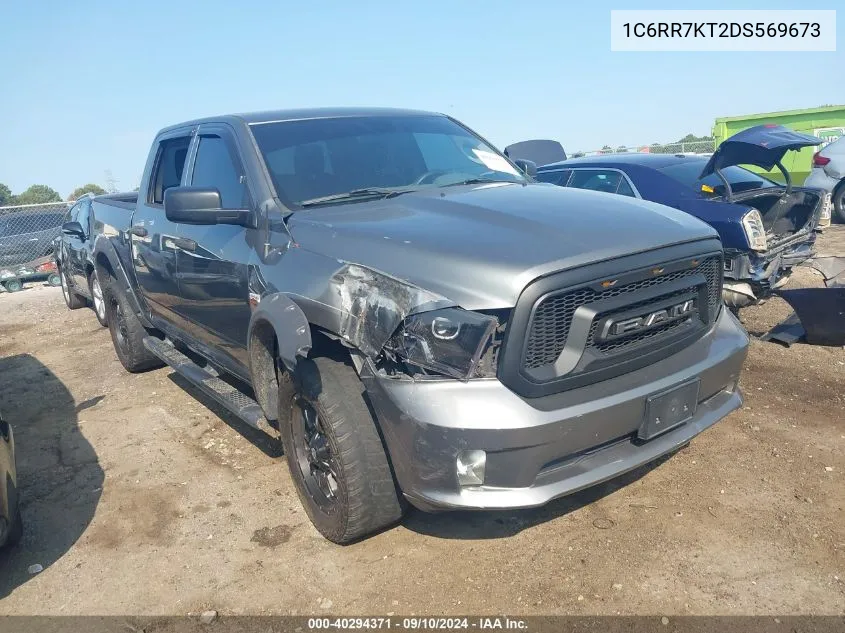 2013 Ram 1500 Express VIN: 1C6RR7KT2DS569673 Lot: 40294371