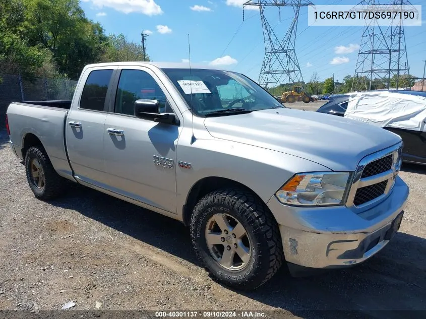 2013 Ram 1500 Slt VIN: 1C6RR7GT7DS697190 Lot: 40301137