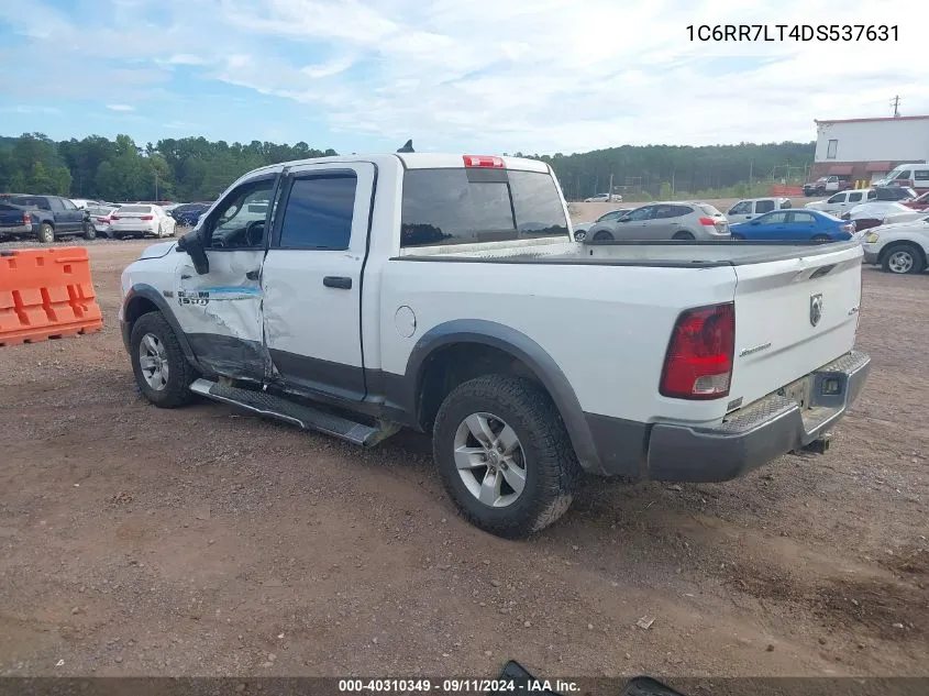 2013 Ram 1500 Slt VIN: 1C6RR7LT4DS537631 Lot: 40310349