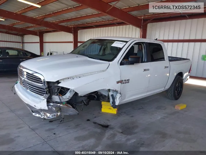 2013 Ram 1500 Big Horn VIN: 1C6RR6LTXDS572345 Lot: 40315049