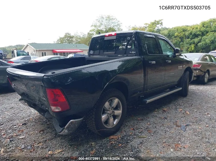 2013 Ram 1500 Slt VIN: 1C6RR7GTXDS503705 Lot: 40372981