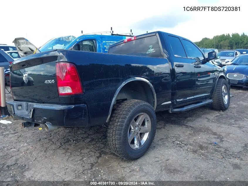 2013 Ram 1500 Express VIN: 1C6RR7FT8DS720381 Lot: 40381703