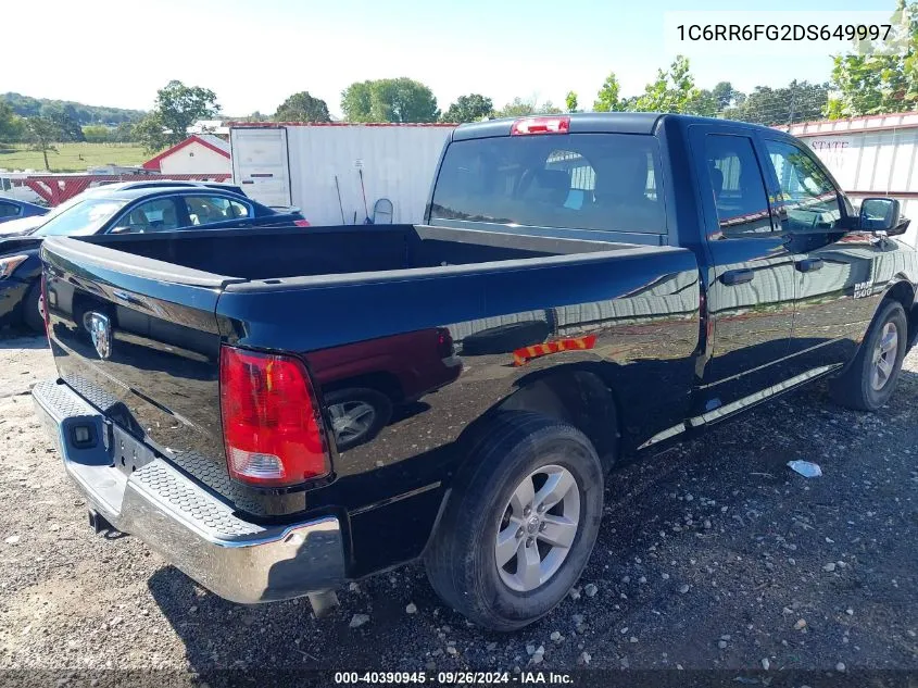 2013 Ram 1500 Tradesman VIN: 1C6RR6FG2DS649997 Lot: 40390945