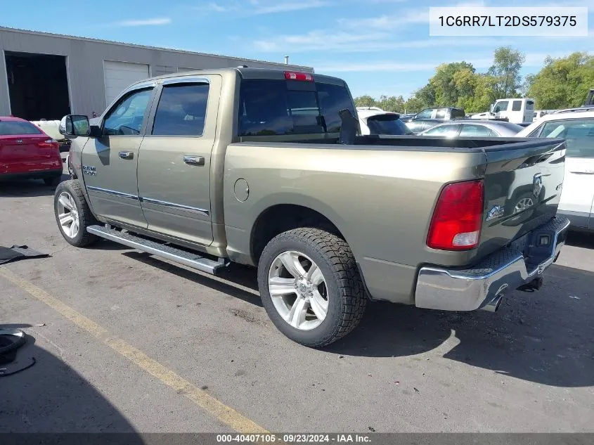 2013 Ram 1500 Slt VIN: 1C6RR7LT2DS579375 Lot: 40407105