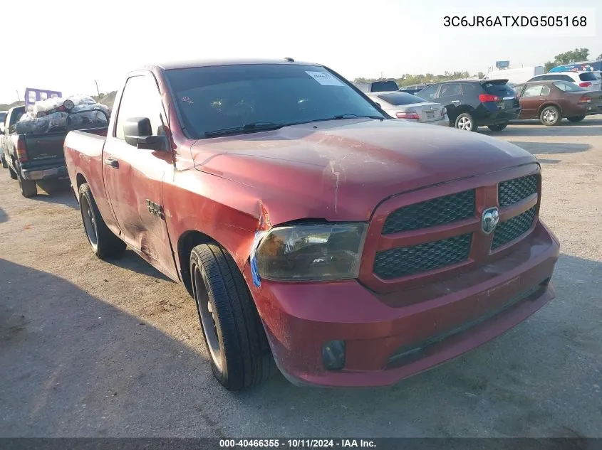 2013 Ram 1500 Express VIN: 3C6JR6ATXDG505168 Lot: 40466355