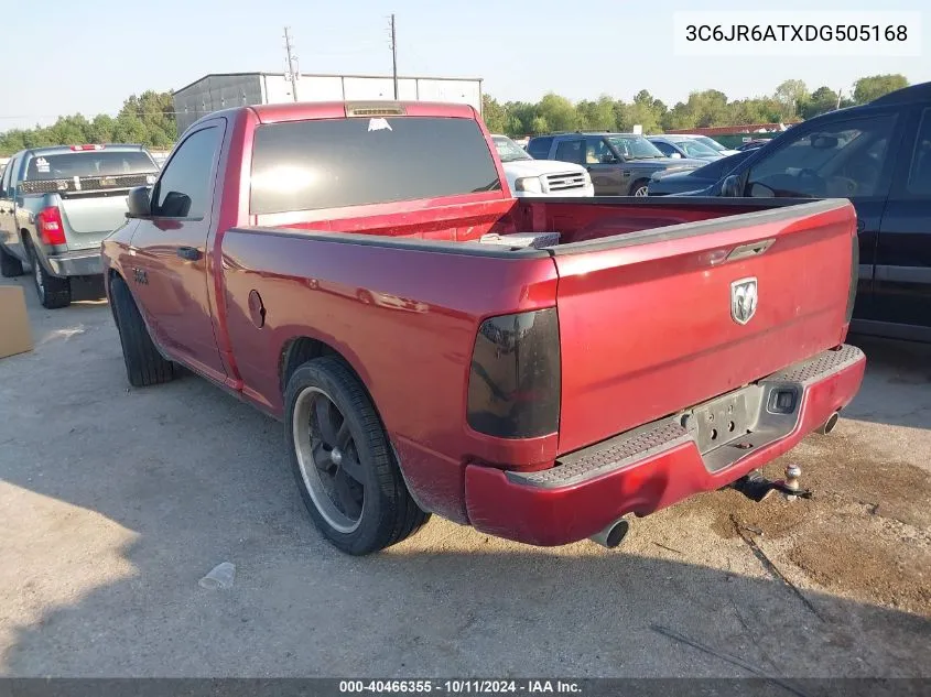 2013 Ram 1500 Express VIN: 3C6JR6ATXDG505168 Lot: 40466355