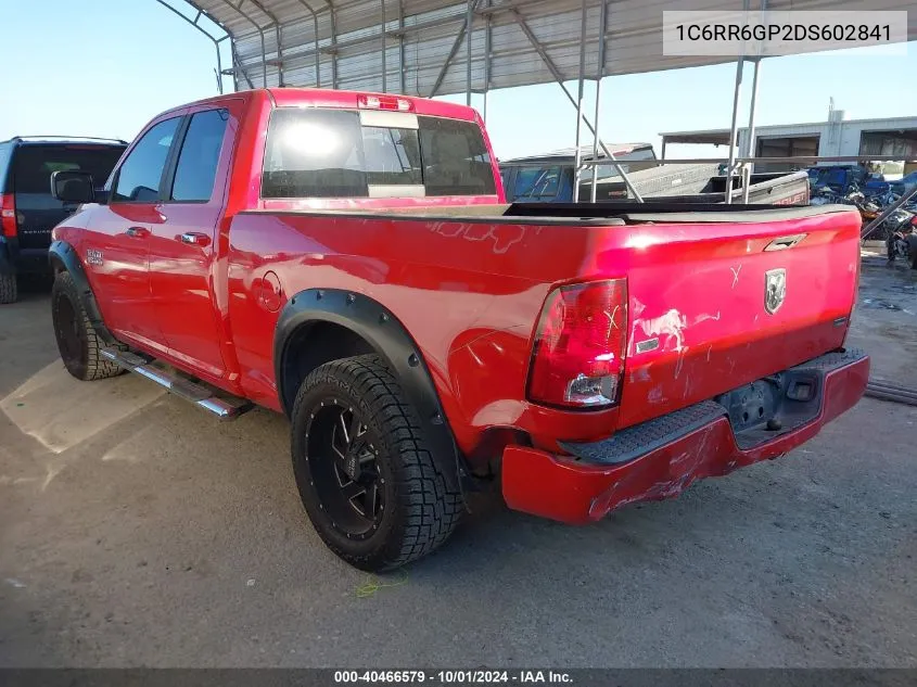 1C6RR6GP2DS602841 2013 Ram 1500 Slt