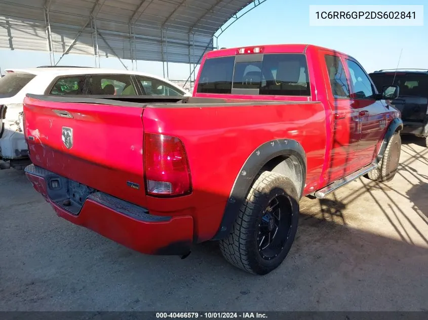 1C6RR6GP2DS602841 2013 Ram 1500 Slt