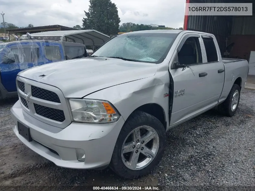 1C6RR7FT2DS578013 2013 Ram 1500 Express