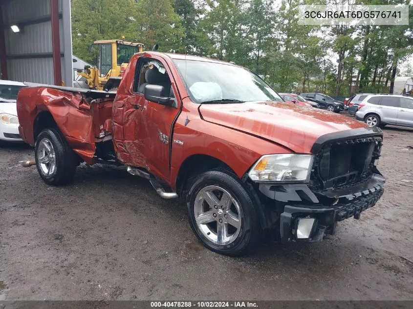 2013 Ram 1500 Express VIN: 3C6JR6AT6DG576741 Lot: 40478288