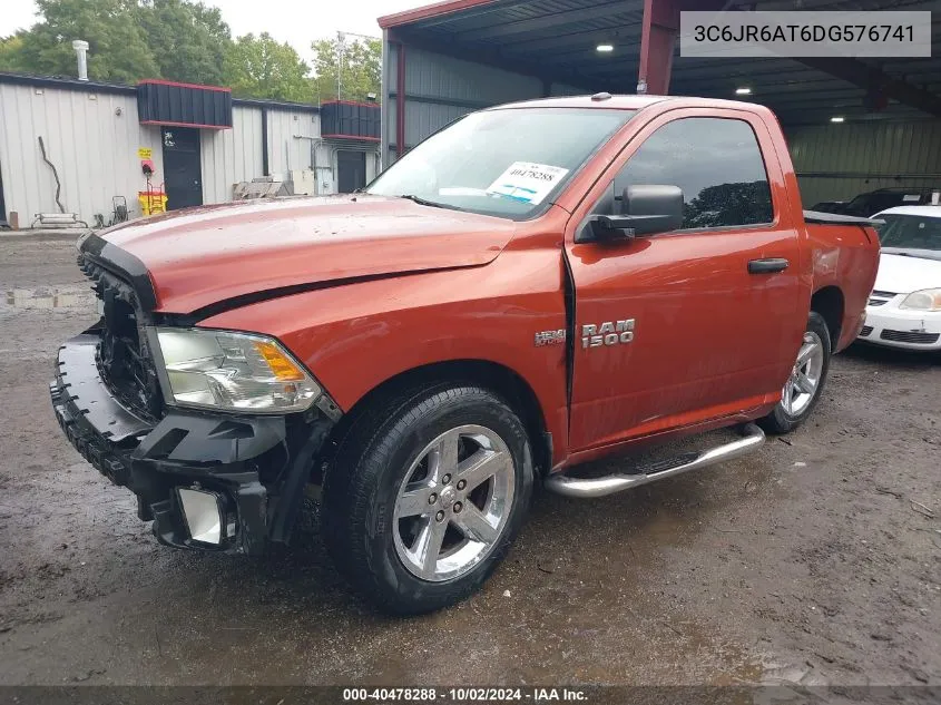 2013 Ram 1500 Express VIN: 3C6JR6AT6DG576741 Lot: 40478288