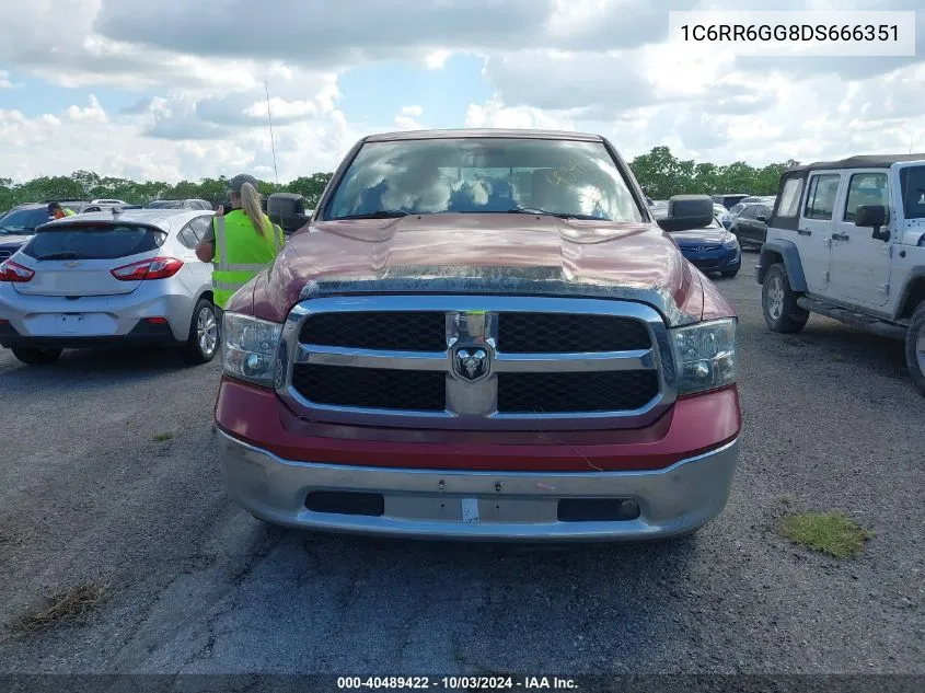 2013 Ram 1500 Slt VIN: 1C6RR6GG8DS666351 Lot: 40489422