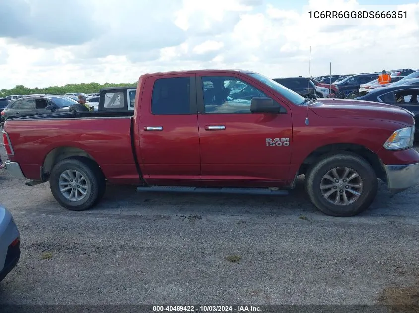 2013 Ram 1500 Slt VIN: 1C6RR6GG8DS666351 Lot: 40489422