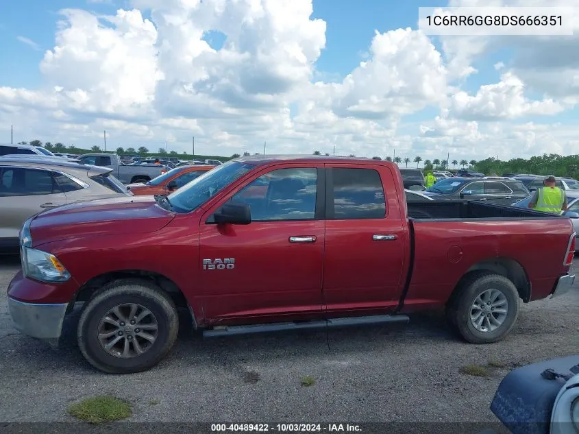 2013 Ram 1500 Slt VIN: 1C6RR6GG8DS666351 Lot: 40489422