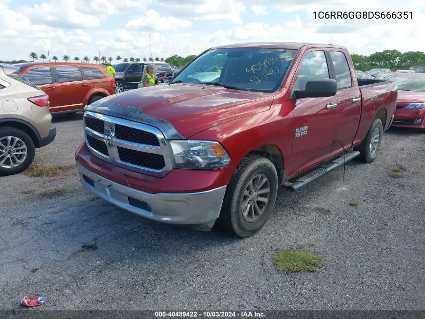 2013 Ram 1500 Slt VIN: 1C6RR6GG8DS666351 Lot: 40489422