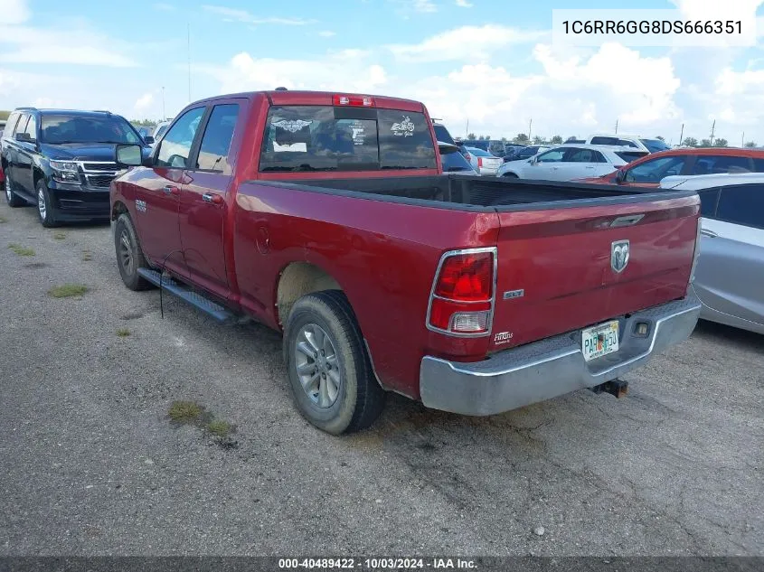 2013 Ram 1500 Slt VIN: 1C6RR6GG8DS666351 Lot: 40489422