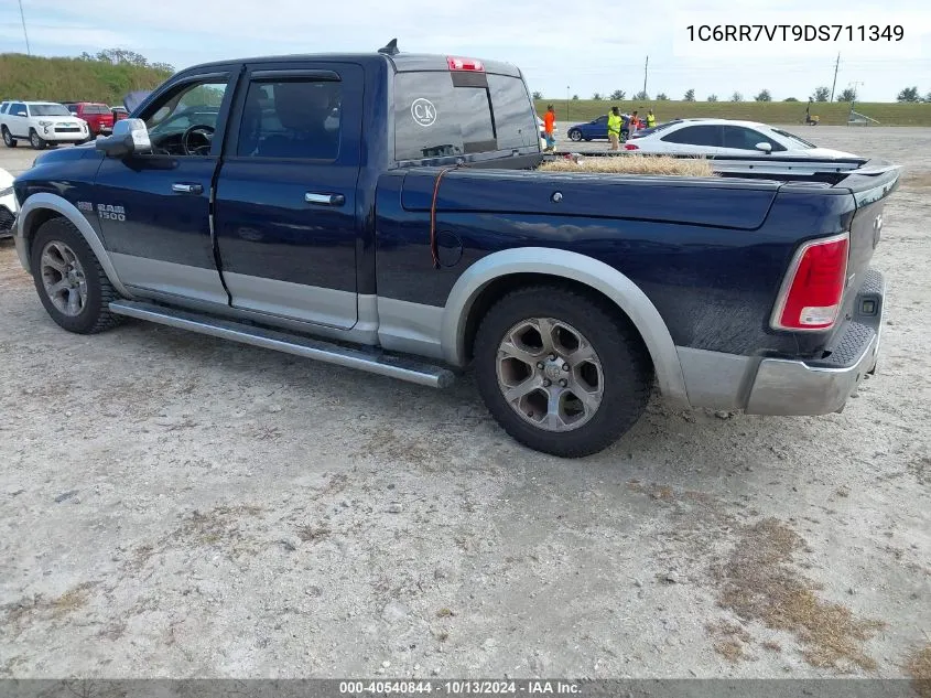 2013 Ram 1500 Laramie VIN: 1C6RR7VT9DS711349 Lot: 40540844