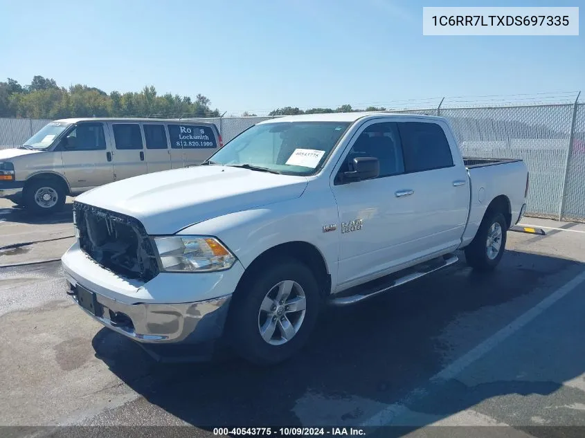 2013 Ram 1500 Slt VIN: 1C6RR7LTXDS697335 Lot: 40543775