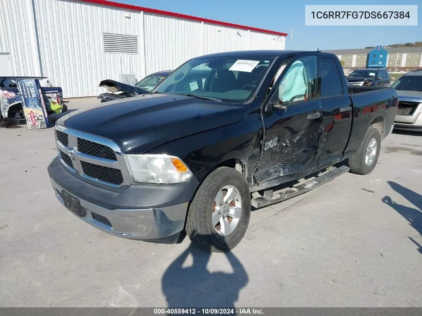 2013 Ram 1500 Tradesman VIN: 1C6RR7FG7DS667384 Lot: 40559412