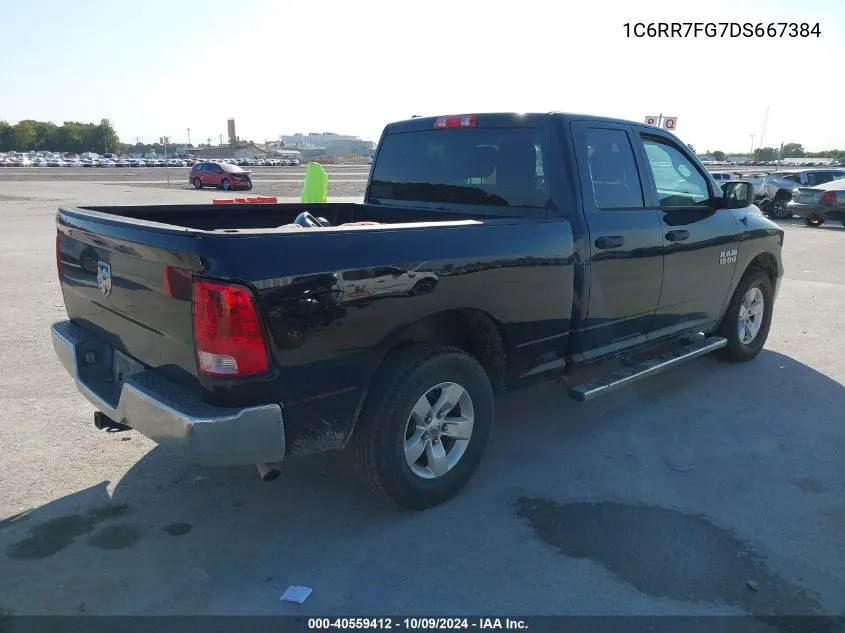 2013 Ram 1500 Tradesman VIN: 1C6RR7FG7DS667384 Lot: 40559412