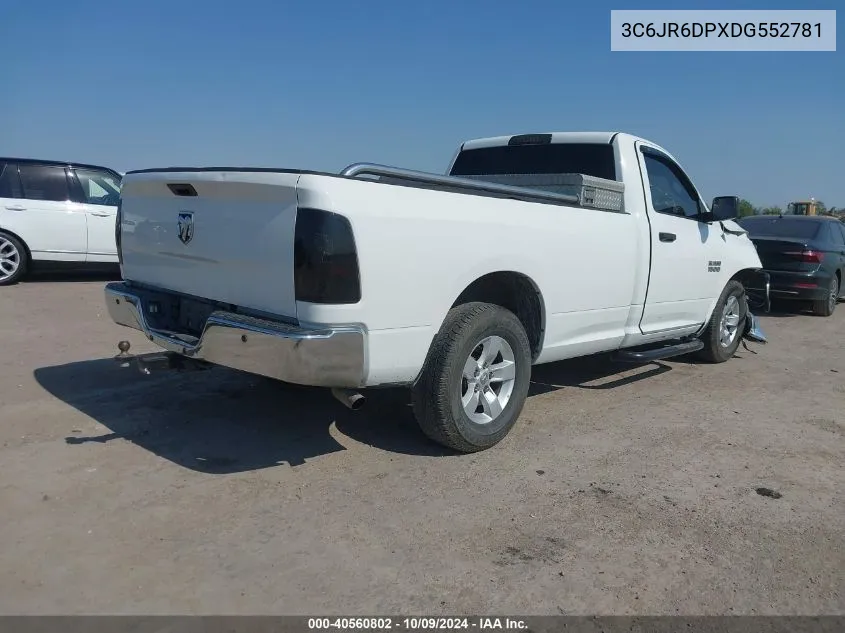 3C6JR6DPXDG552781 2013 Ram 1500 Tradesman