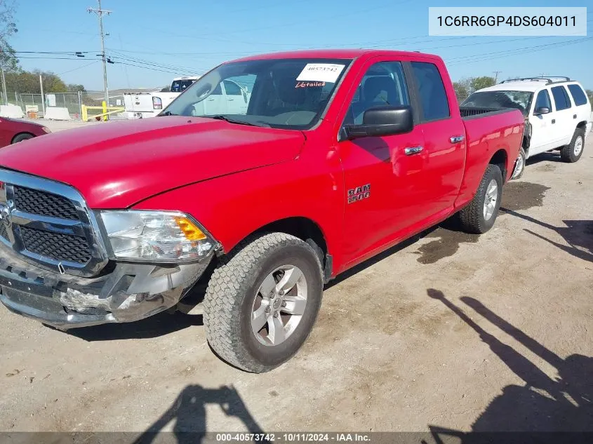 2013 Ram 1500 Slt VIN: 1C6RR6GP4DS604011 Lot: 40573742