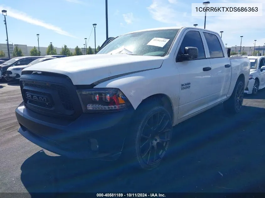 2013 Ram 1500 Express VIN: 1C6RR6KTXDS686363 Lot: 40581189