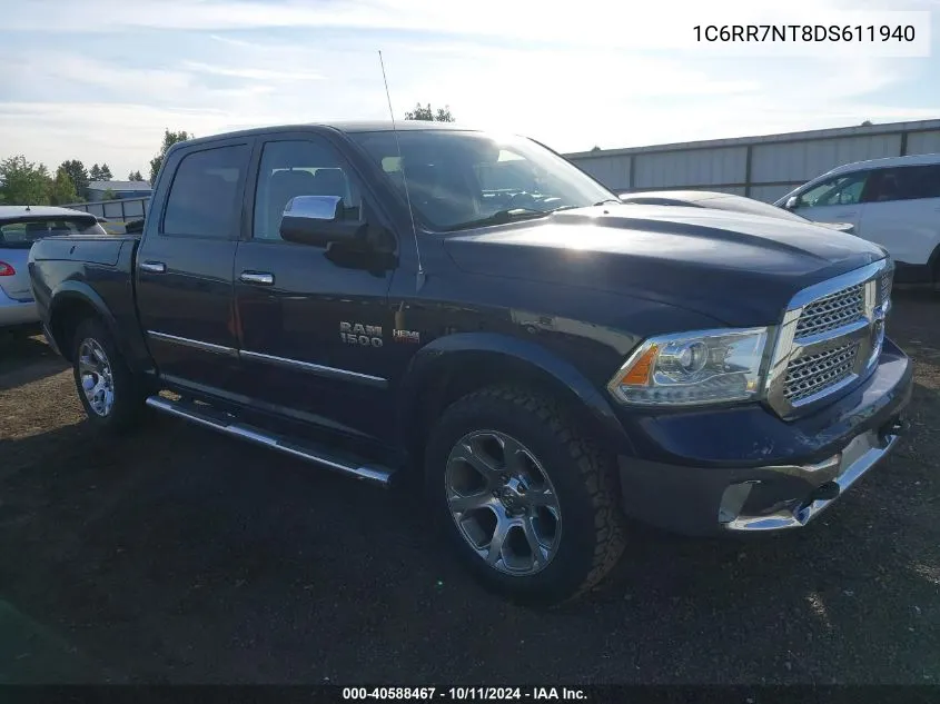 2013 Ram 1500 Laramie VIN: 1C6RR7NT8DS611940 Lot: 40588467