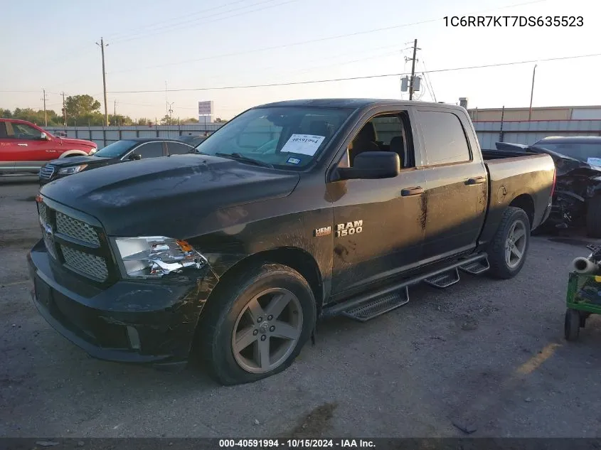 2013 Ram 1500 Express VIN: 1C6RR7KT7DS635523 Lot: 40591994