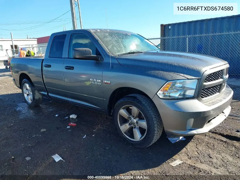 2013 Ram 1500 Tradesman/Express VIN: 1C6RR6FTXDS674580 Lot: 40599868