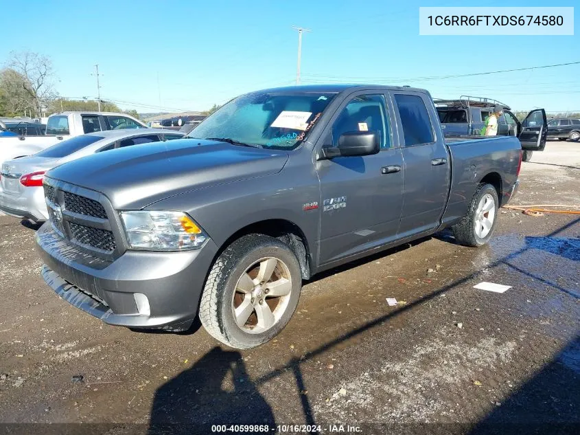 2013 Ram 1500 Tradesman/Express VIN: 1C6RR6FTXDS674580 Lot: 40599868