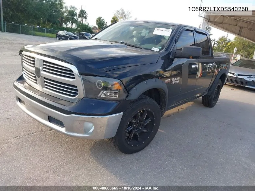 2013 Ram 1500 Big Horn VIN: 1C6RR7LTXDS540260 Lot: 40603665