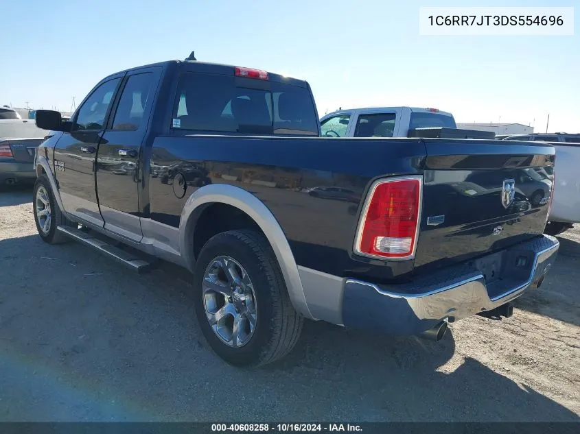 2013 Ram 1500 Laramie VIN: 1C6RR7JT3DS554696 Lot: 40608258